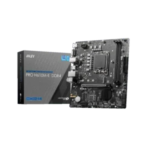 MSI PRO H610M-E DDR4 mATX Motherboard